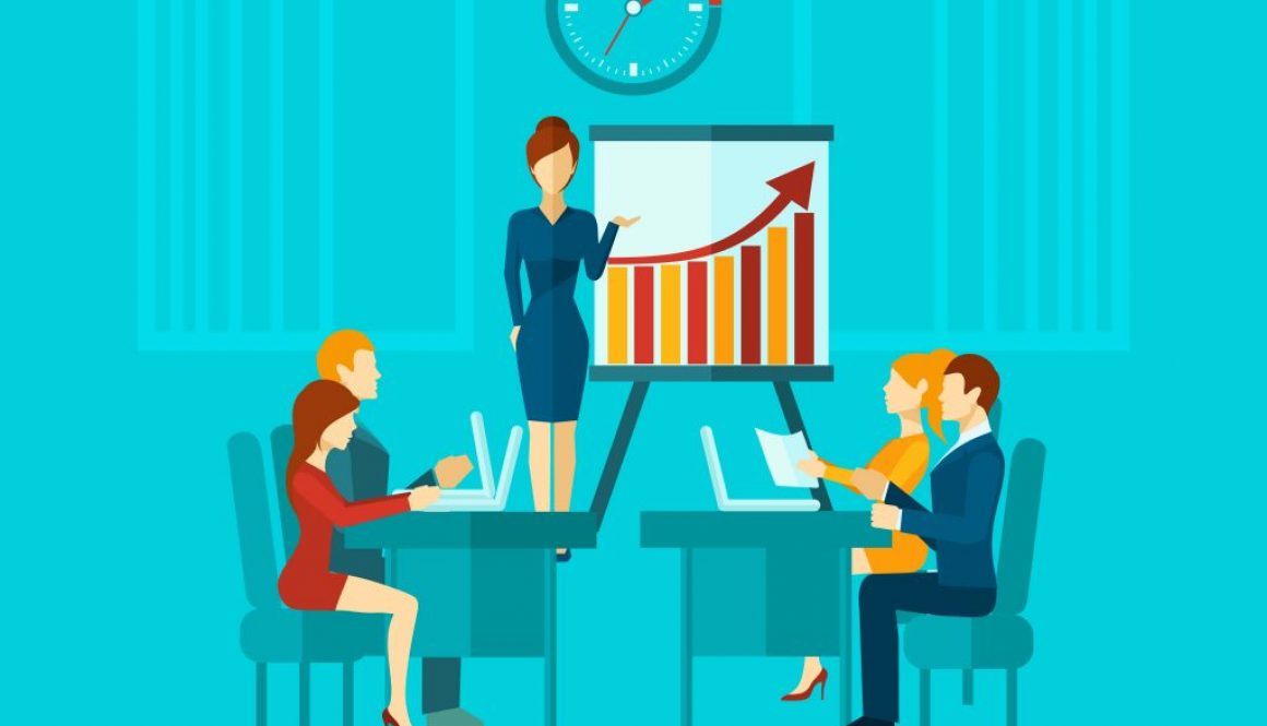 Business Training Flat Icon